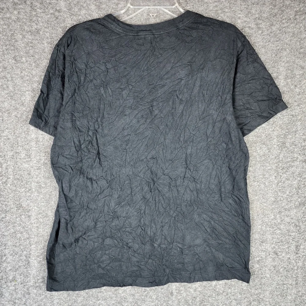 Nike T-Shirt Mens L The Nike Tee Black Red Swoosh Logo Graphic Short Sleeve GOOD